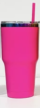 30oz Rainbow Plated - Powder Coat  - Laser - Tumblers