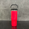 30oz Neon - Flip Top - Silver Plated - Swing Handle - Sublimation - Laser Ready - Tumblers