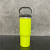 30oz Neon - Flip Top - Silver Plated - Swing Handle - Sublimation - Laser Ready - Tumblers