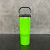 30oz Neon - Flip Top - Silver Plated - Swing Handle - Sublimation - Laser Ready - Tumblers