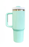 40oz Pastel - Silver Plate - Powder Coat 2.0 - Laser Ready- Tumblers