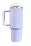 40oz Pastel - Silver Plate - Powder Coat 2.0 - Laser Ready- Tumblers