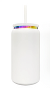 16oz Drink Can - Rainbow Plated - Powder Coat - Laser Ready
