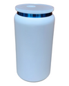16oz Drink Can - Blue Plated - Powder Coat - Laser Ready
