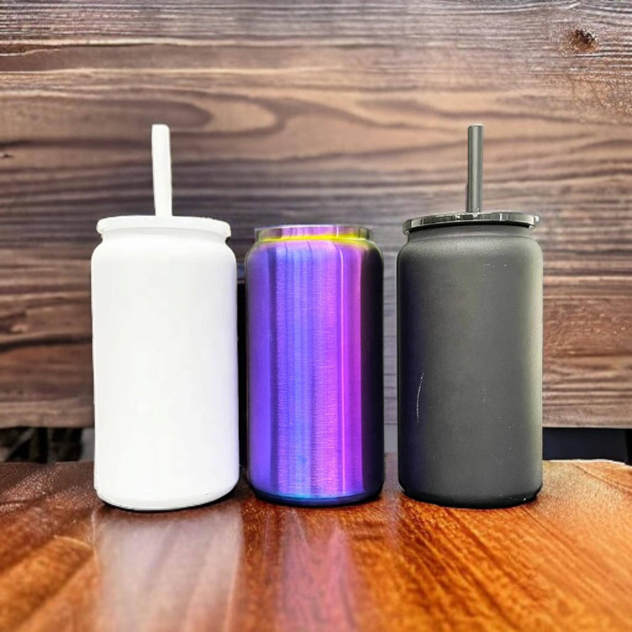 Laser Drinkware - Purple Plated