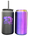 16oz Drink Can - Purple Plated - Powder Coat - Laser Ready