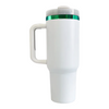 40oz Green/Blue Plated - Powder Coat 2.0 - Laser Ready- Tumblers