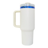 40oz Blue Plated -5 Colors - Powder Coat 2.0 - Laser Ready- Tumblers