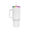 40oz Leak Proof - Rainbow Plated - Laser Ready- Tumblers