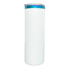 20oz Green/Blue Plated - Skinny Straight - Powder Coat - Laser - Tumblers