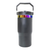 20oz Rainbow Plated - Flip Straw Tumbler - Swing Handle - Laser Ready