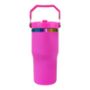 20oz Rainbow Plated - Flip Straw Tumbler - Swing Handle - Laser Ready