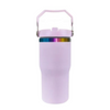 20oz Rainbow Plated - Flip Straw Tumbler - Swing Handle - Laser Ready