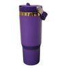 30oz Gold Plated - Flip Straw Tumbler - Swing Handle - Laser Ready
