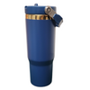 30oz Gold Plated - Flip Straw Tumbler - Swing Handle - Laser Ready