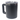 10oz Black Mirror Plated - Coffee Mug -  Stainless Steel - Magnetic lid - Metal Straw