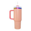 40oz Rainbow Plated - Pastel - Powder Coat 2.0 - Laser Ready- Tumblers