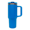 40 oz Powder Coated - Copper Plated - Leak Proof - Laser Ready - Flip Straw