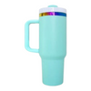 40oz Rainbow Plated - Pastel - Powder Coat 2.0 - Laser Ready- Tumblers