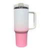 40oz Black Mirror Plated -Ombre- Powder Coat 2.0 - Laser Ready- Tumblers