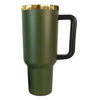 40oz Gold Plated Powder Coated Tumbler - Laser Ready