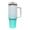 40oz Black Mirror Plated -Ombre- Powder Coat 2.0 - Laser Ready- Tumblers
