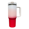 40oz Black Mirror Plated -Ombre- Powder Coat 2.0 - Laser Ready- Tumblers