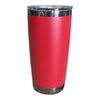 20oz Black Mirror Plated Powder Coated Tumbler - Laser Ready