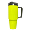 40oz Neon - Black Mirror Plate - Laser Ready- Tumblers