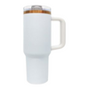 40 oz Powder Coated - Copper Plated - Leak Proof - Laser Ready - Flip Straw