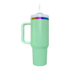 40oz Rainbow Plated - Pastel - Powder Coat 2.0 - Laser Ready- Tumblers