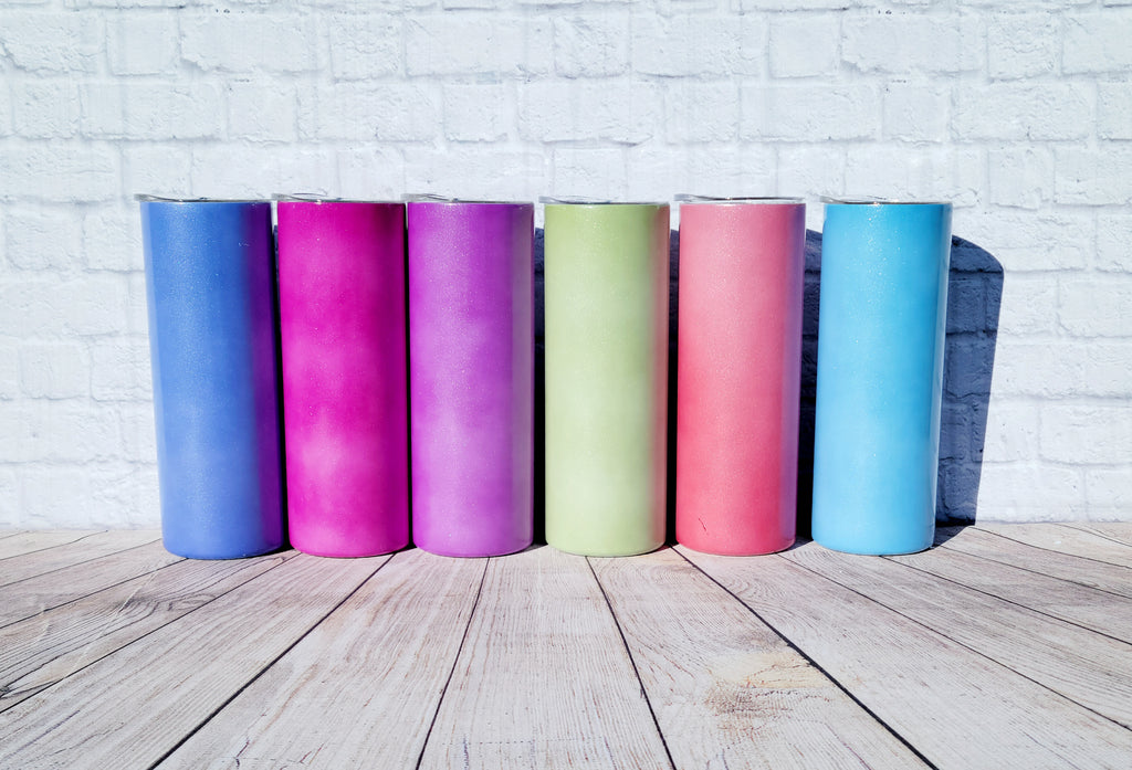 uv color changing 20oz - straight skinny sublimation tumblers | sublimation blanks