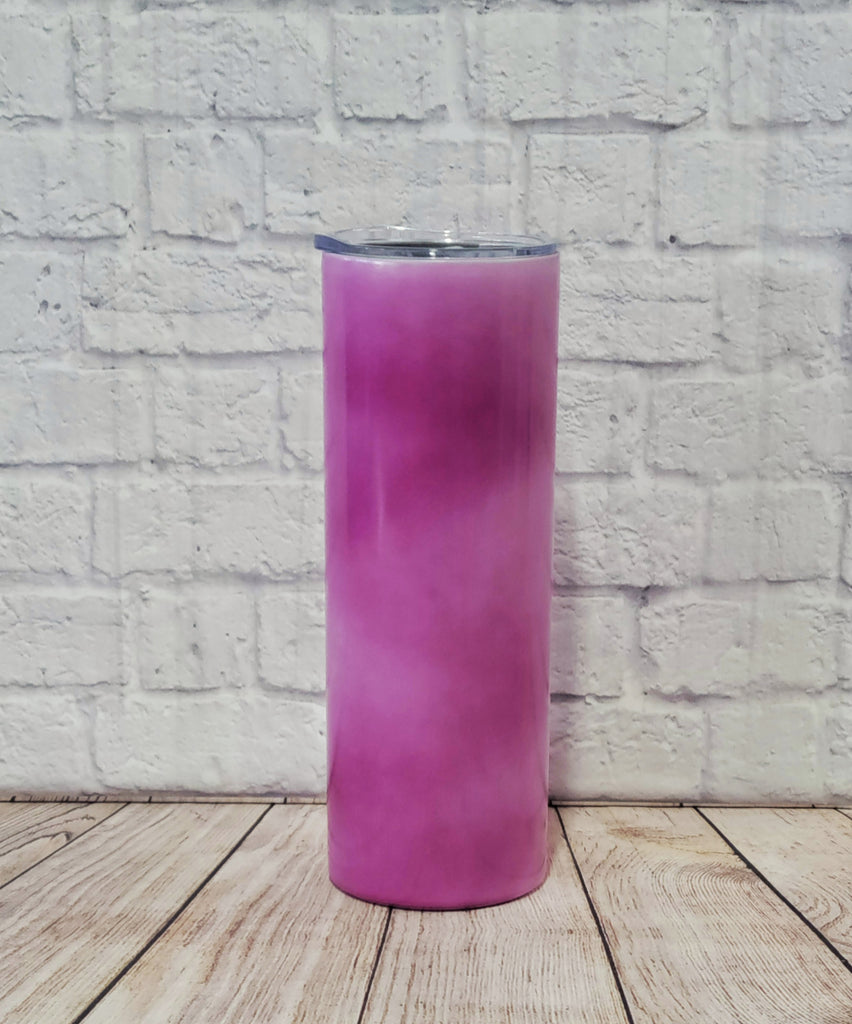 uv/glow in the dark color changing 20oz - straight skinny sublimation tumblers | sublimation blanks