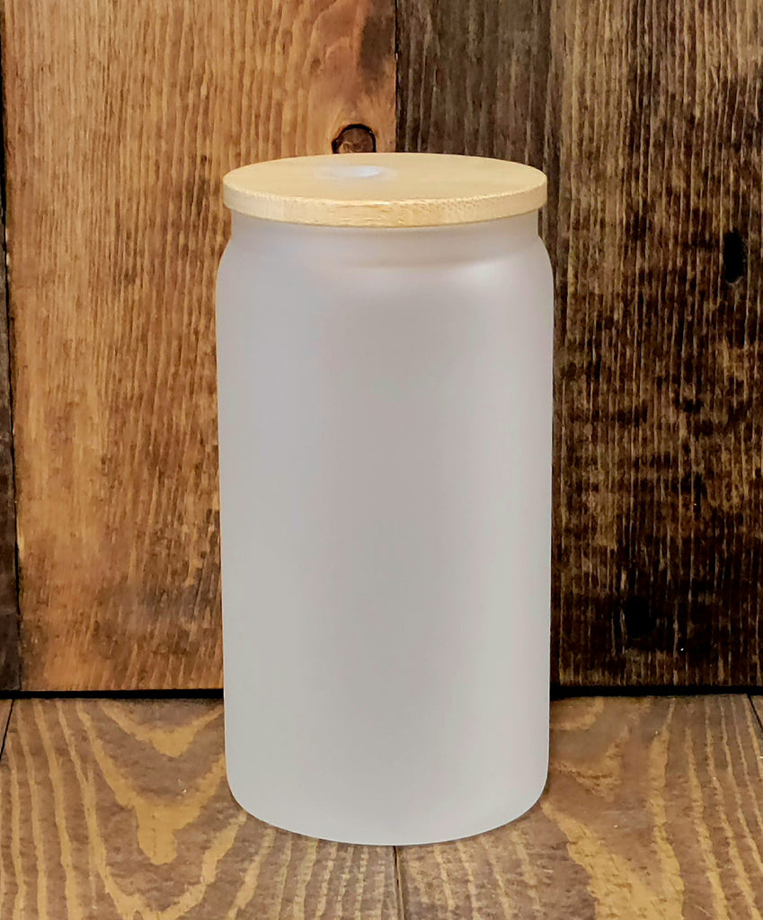 6 Pack 20oz Frosted Glass Sublimation Tumbler